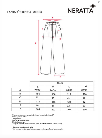 Pantalón Rinascimento Stampa Disvelamento NERATTA