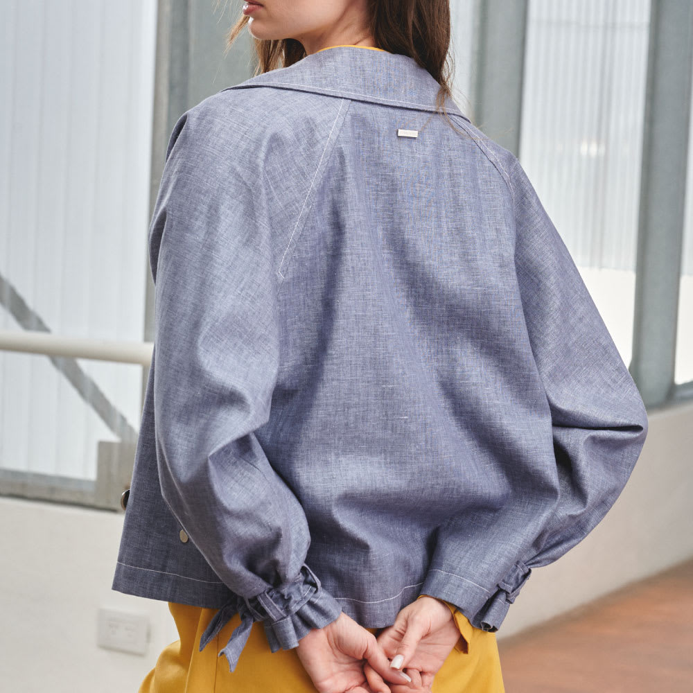 Chaqueta Lino azul Hurley