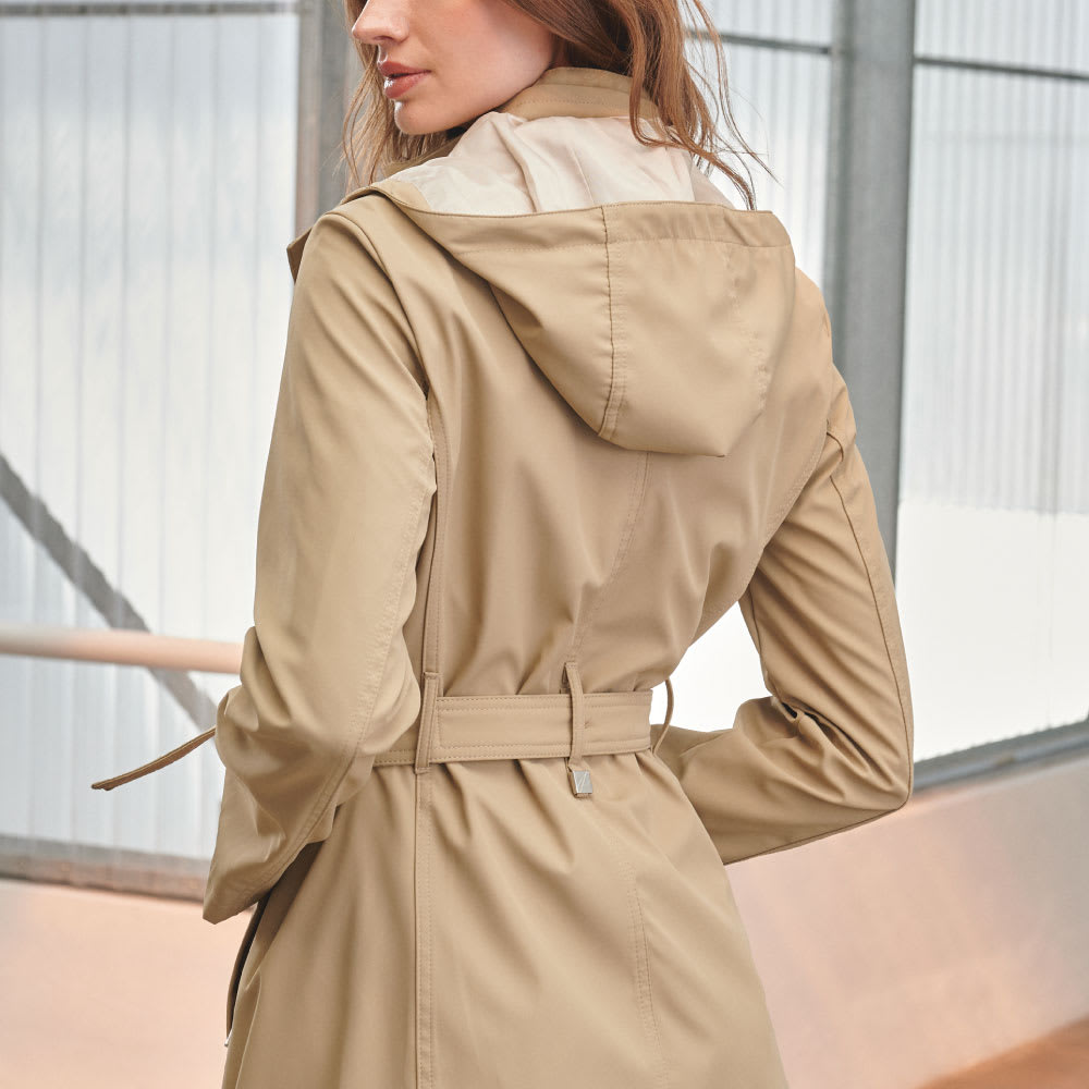 Abrigo Gappy Beige