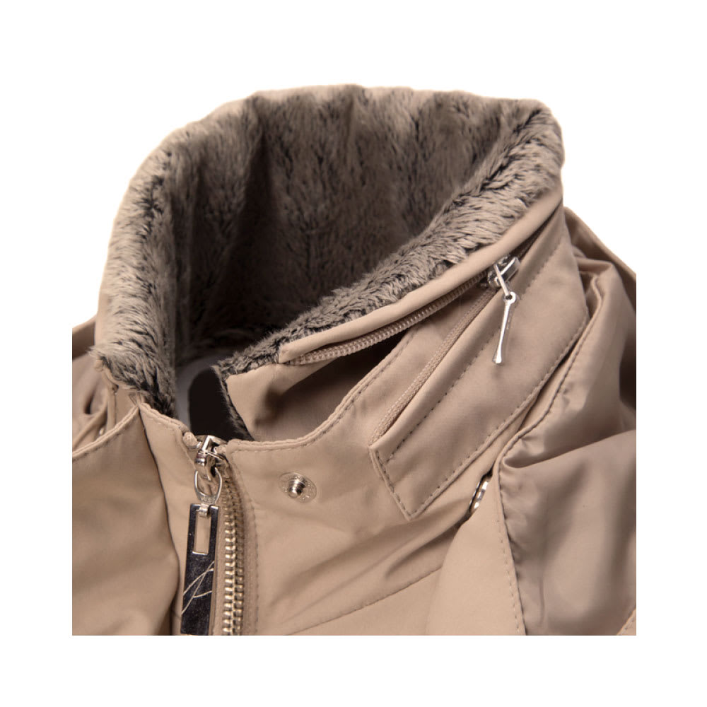Abrigo Gappy Beige