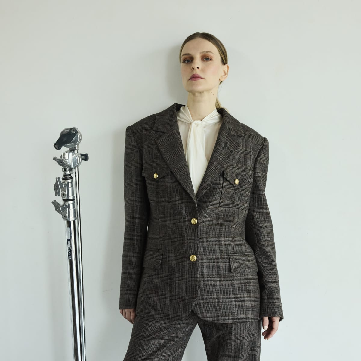 Blazer Saint-Michel Cuadrillé Cinnamon