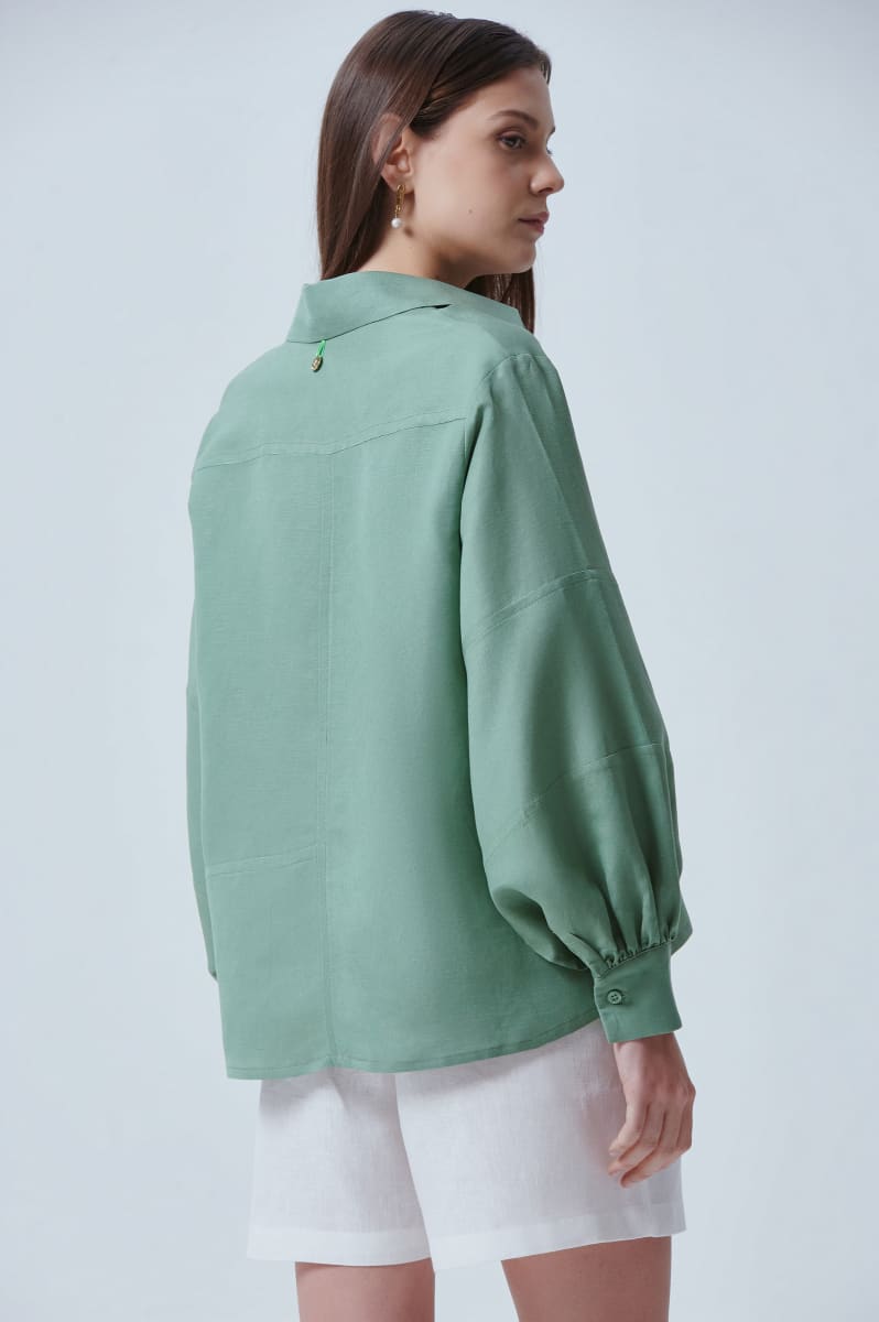 Camisa Isola Green Tea