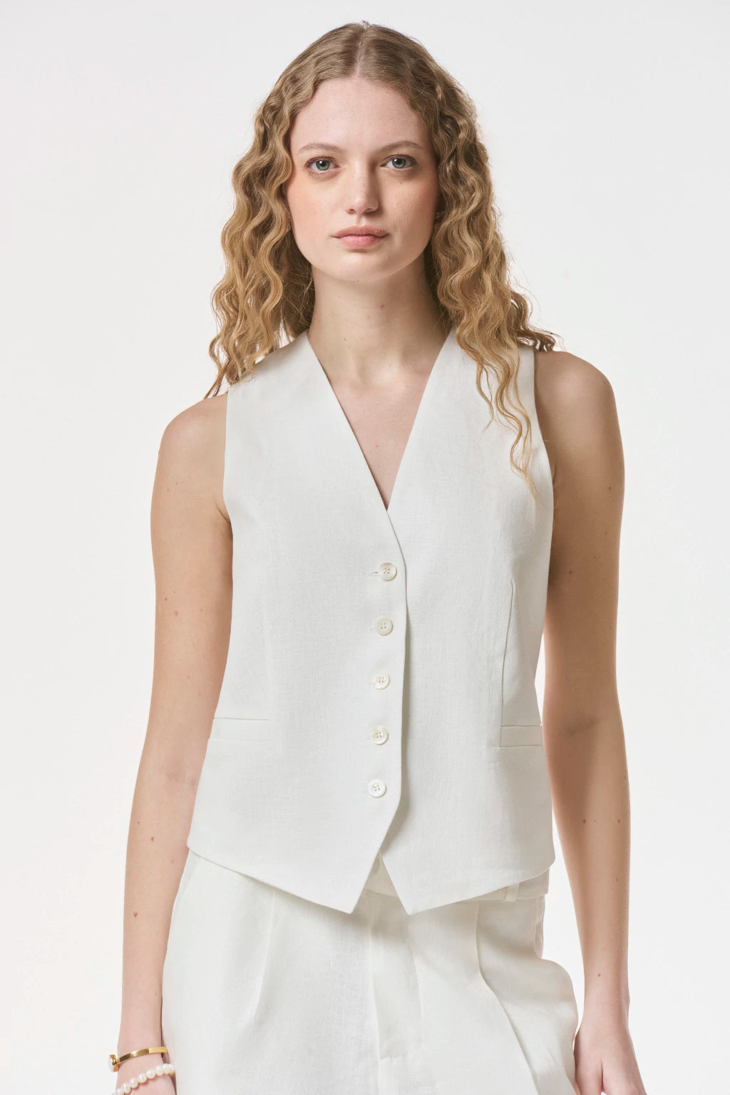 Chaleco Capriccio Off White NERATTA