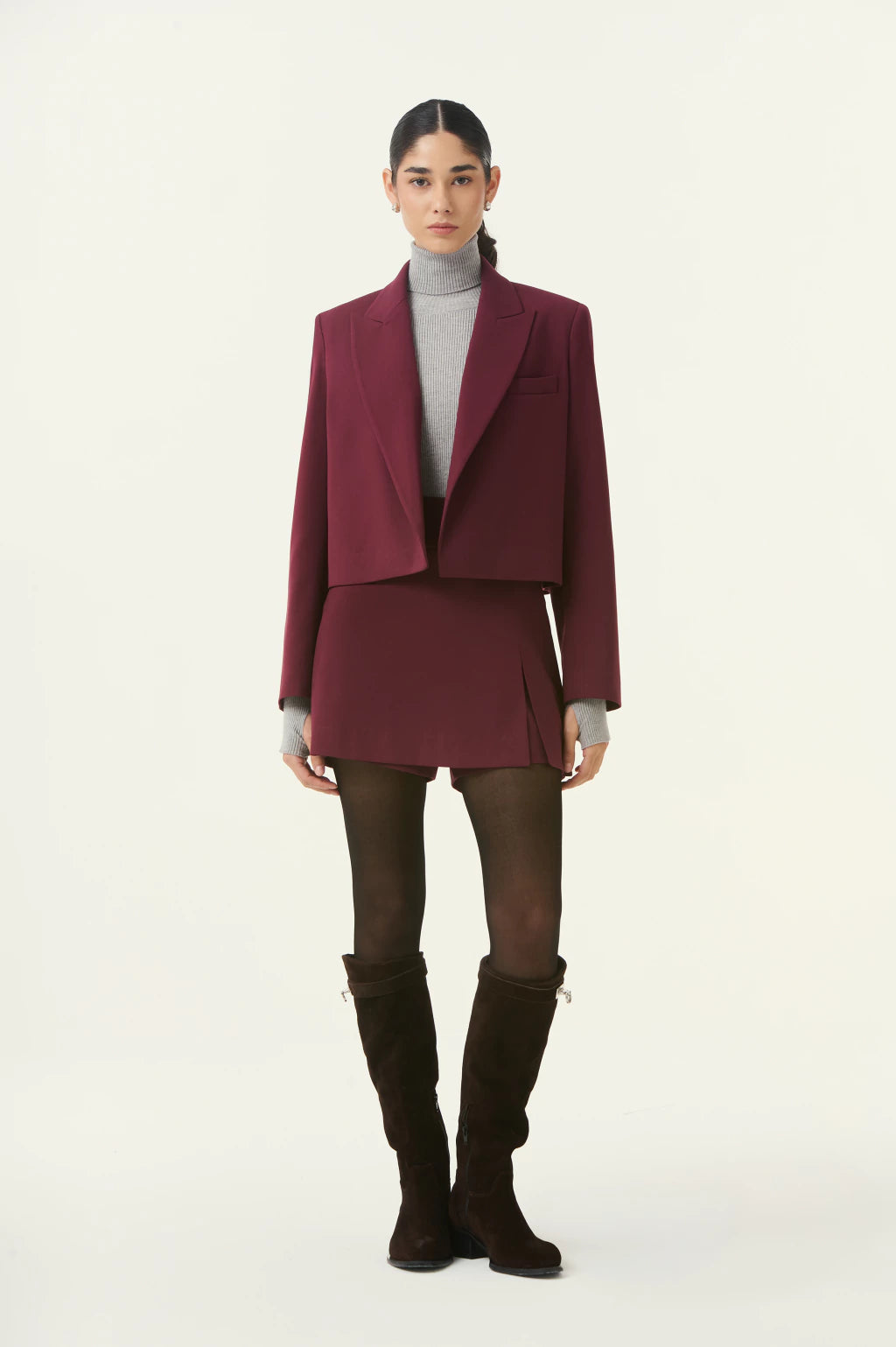 Blazer Solista Bordeaux
