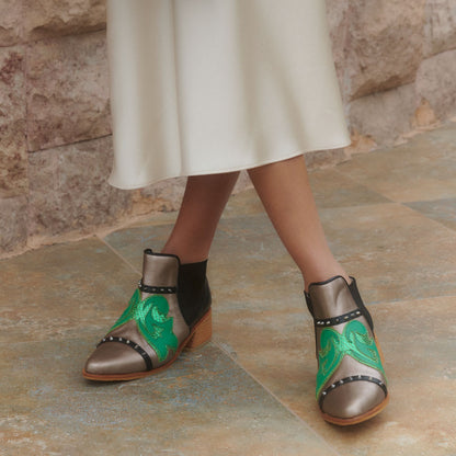 Bota Donna Pewter