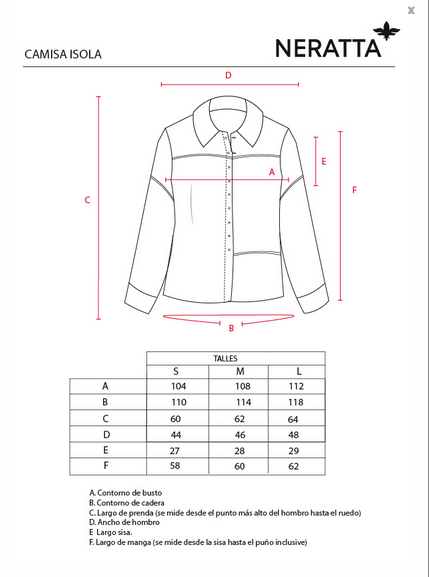 Camisa Isola Green Tea NERATTA