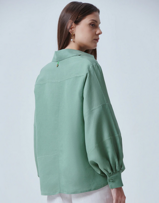 Camisa Isola Green Tea NERATTA