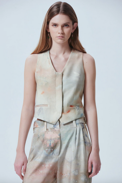 Chaleco Rinascimento Stampa Disvelamento NERATTA