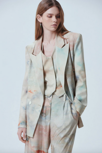 Chaleco Rinascimento Stampa Disvelamento NERATTA