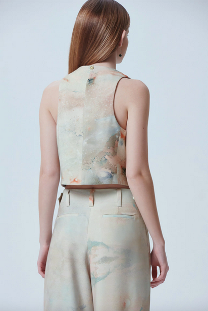 Chaleco Rinascimento Stampa Disvelamento NERATTA