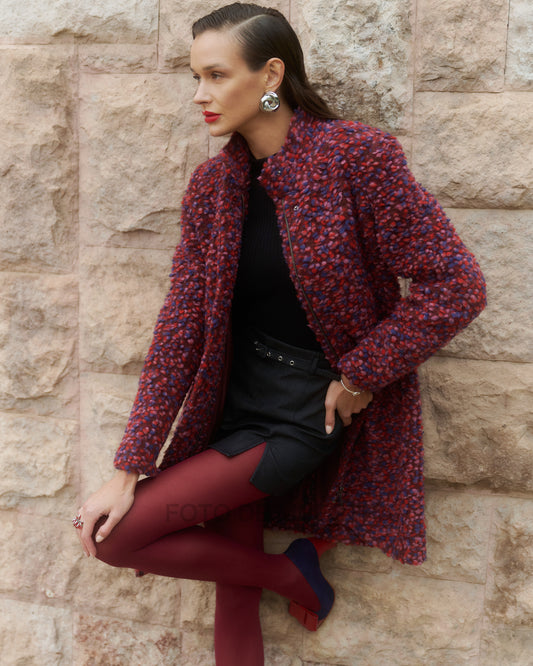 Abrigo Craston Bordo