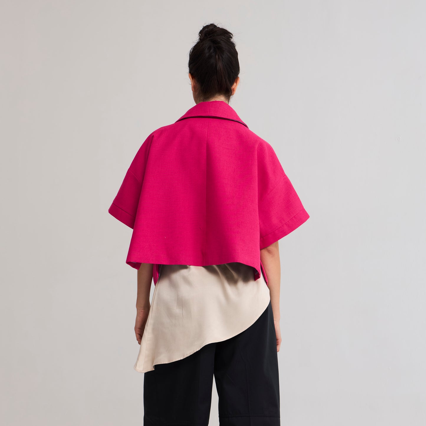 Chaqueta Kor Corta Fucsia La Margot