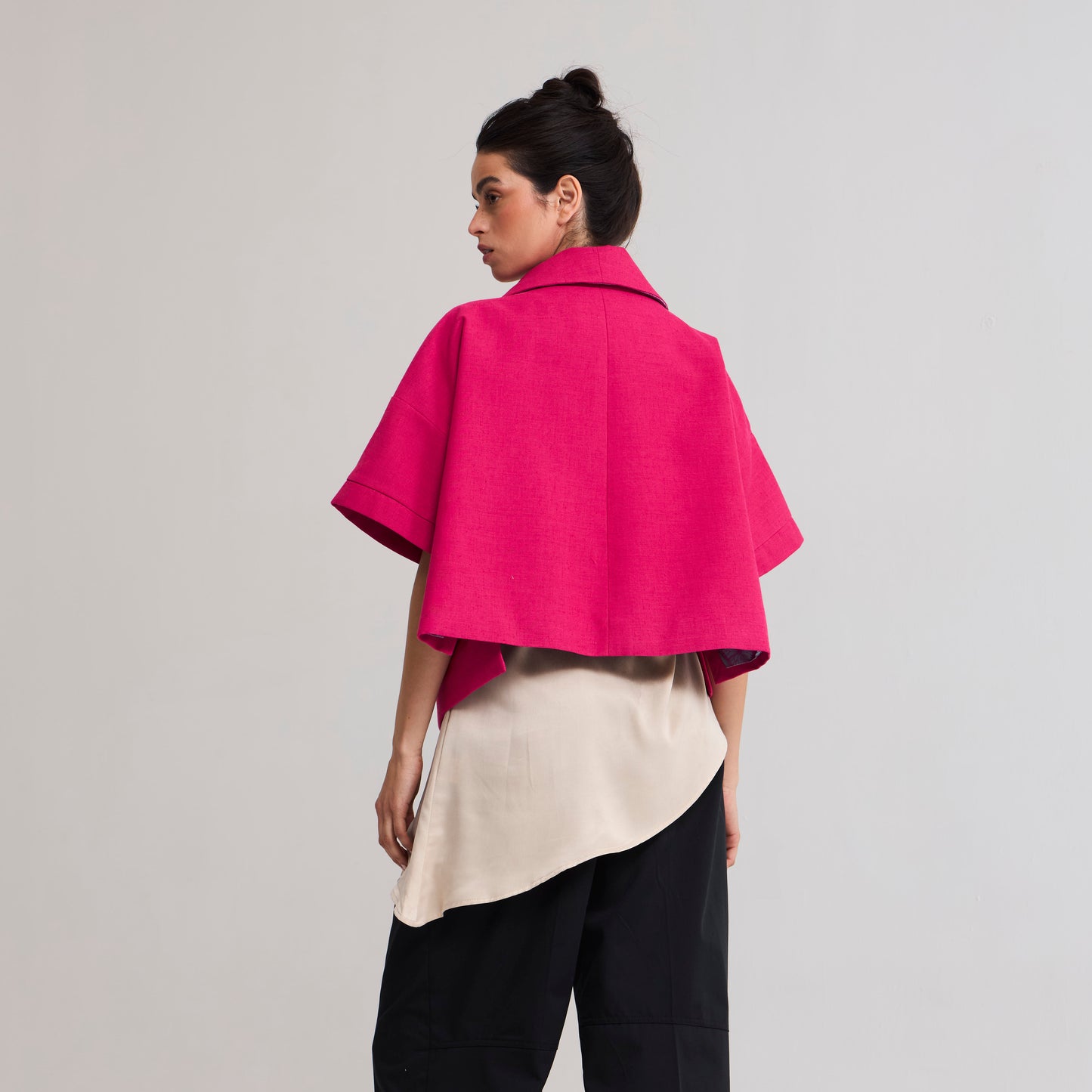 Chaqueta Kor Corta Fucsia La Margot