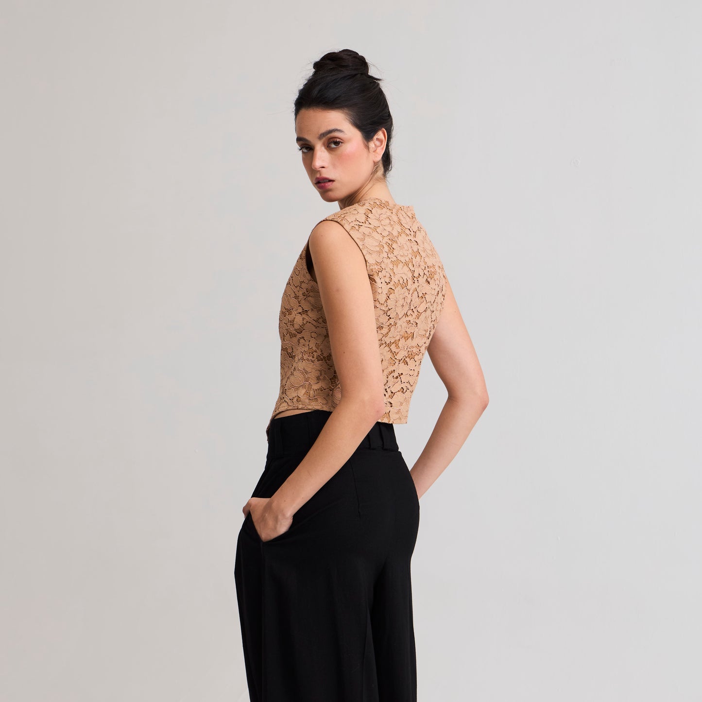 Pantalon Palazzo negro La Margot