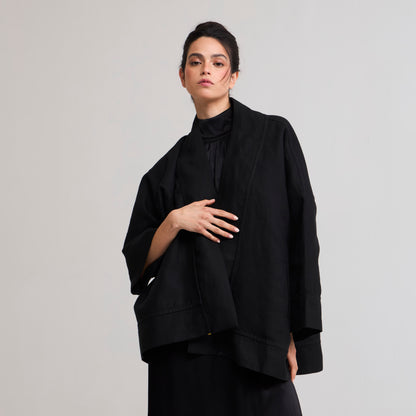 Chaqueta Akim 3/4 Negra/Lunares La Margot