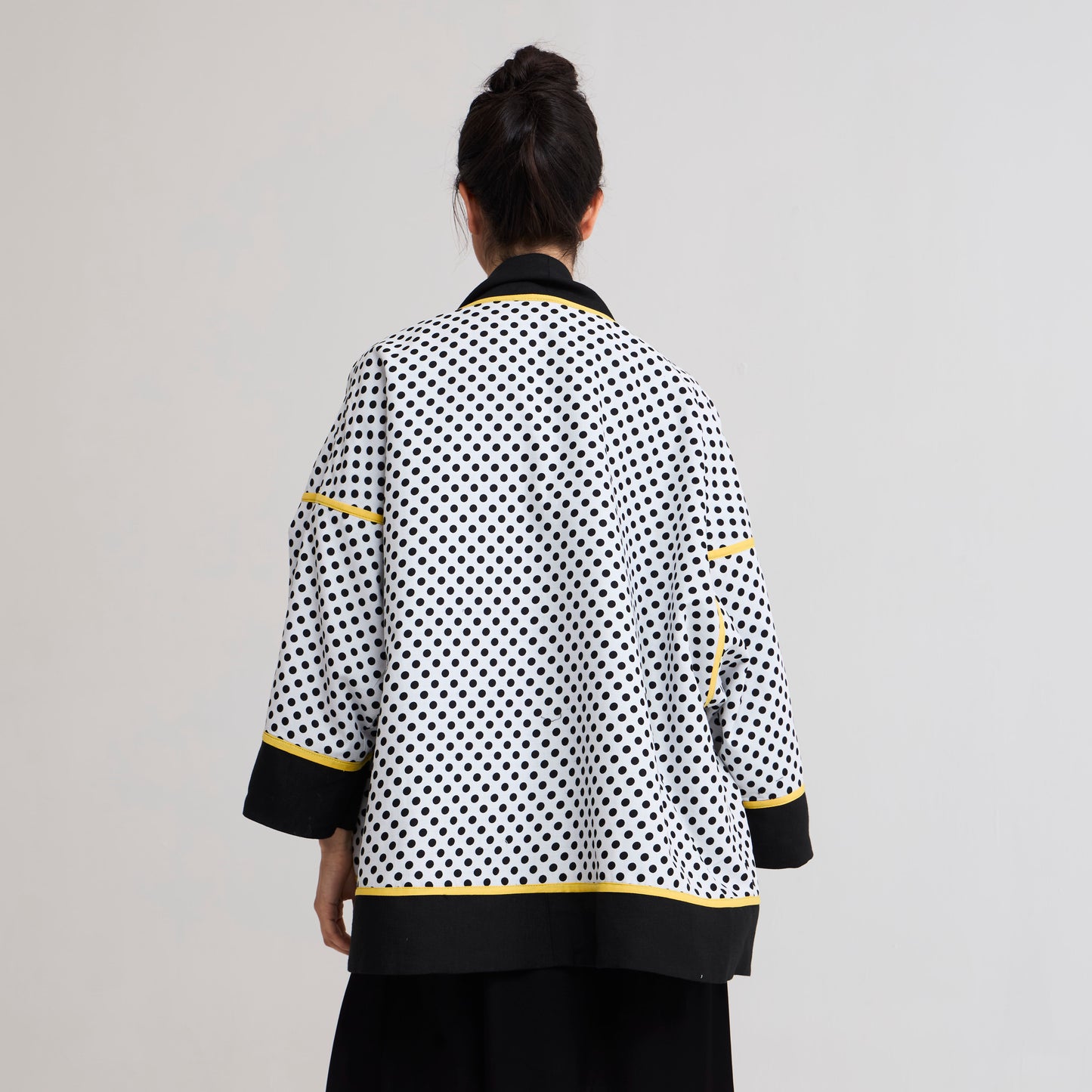 Chaqueta Akim 3/4 Negra/Lunares La Margot