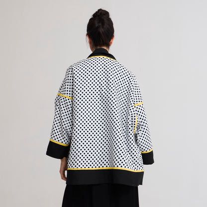 Chaqueta Akim 3/4 Negra/Lunares La Margot