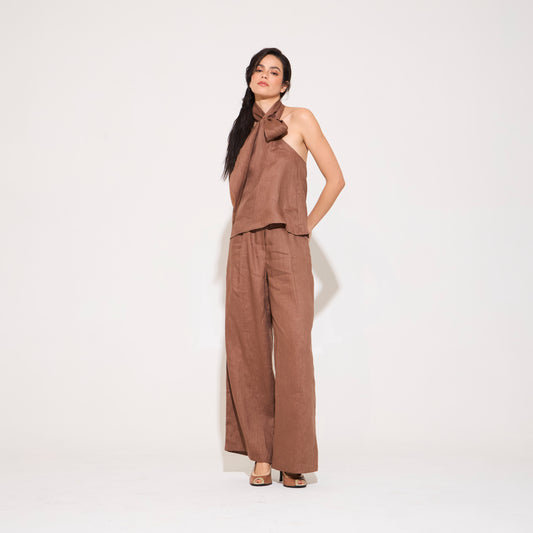Pantalon Piacere Mocha Mousse NERATTA
