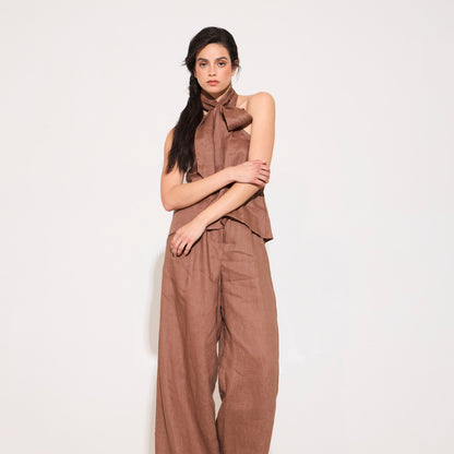 Pantalon Piacere Mocha Mousse NERATTA
