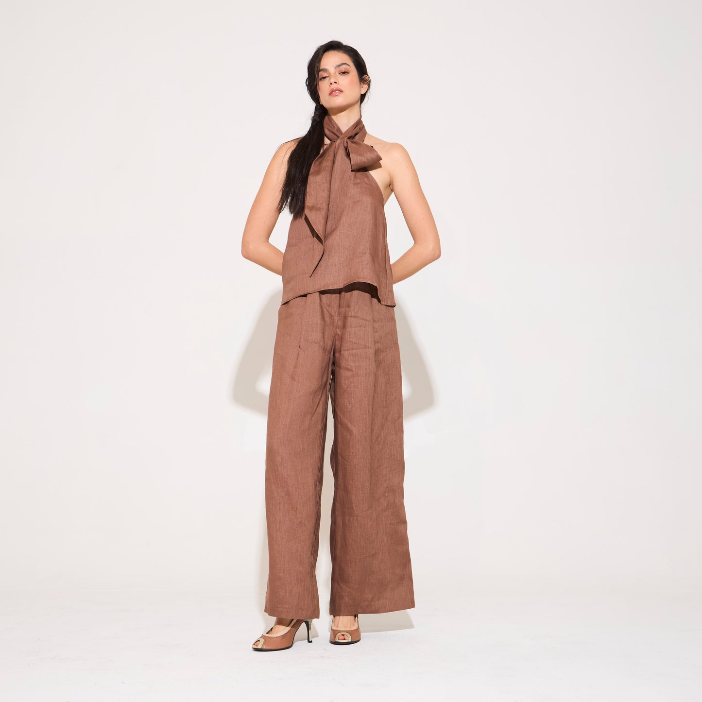 Pantalon Piacere Mocha Mousse NERATTA
