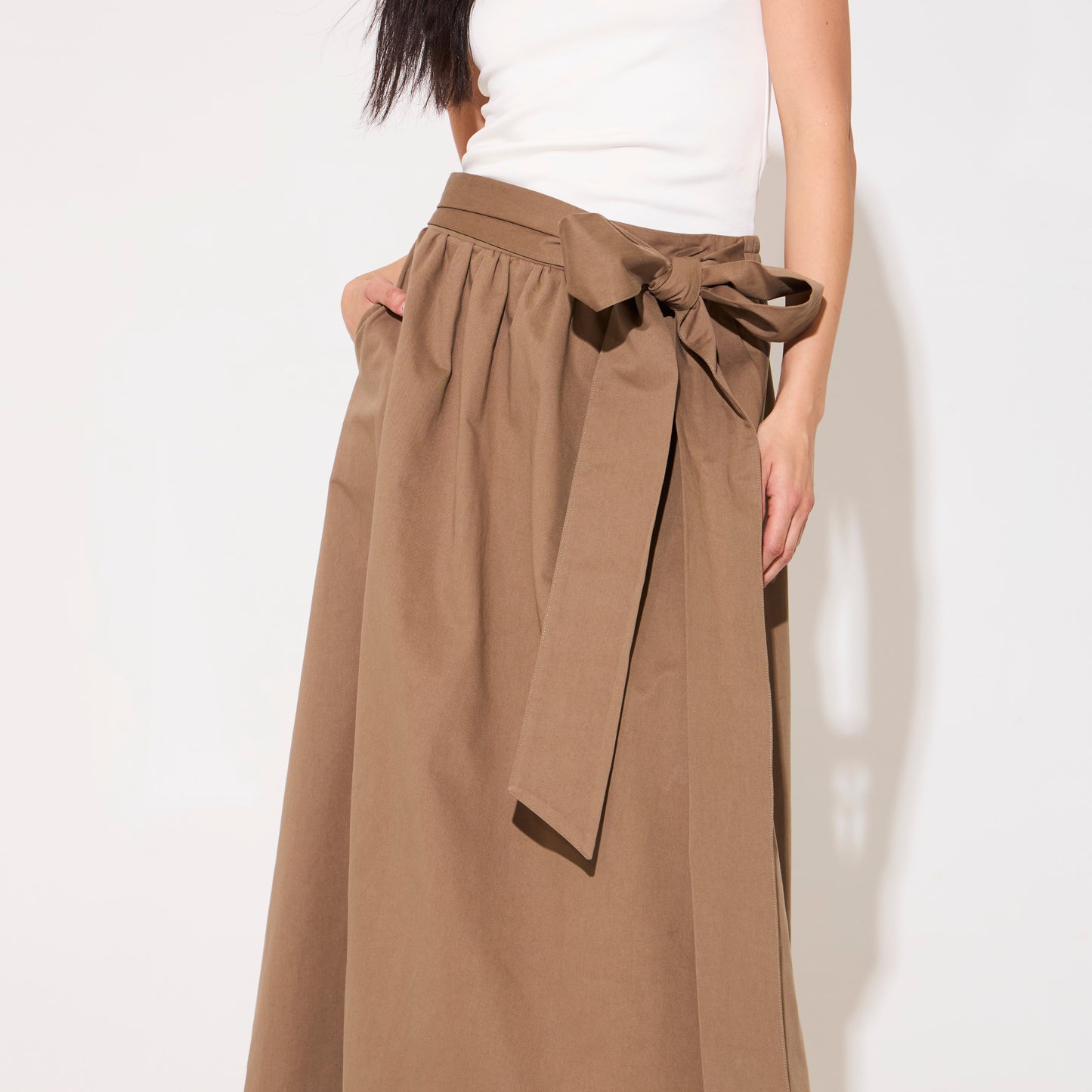 Falda Tremezzo Kaki NERATTA