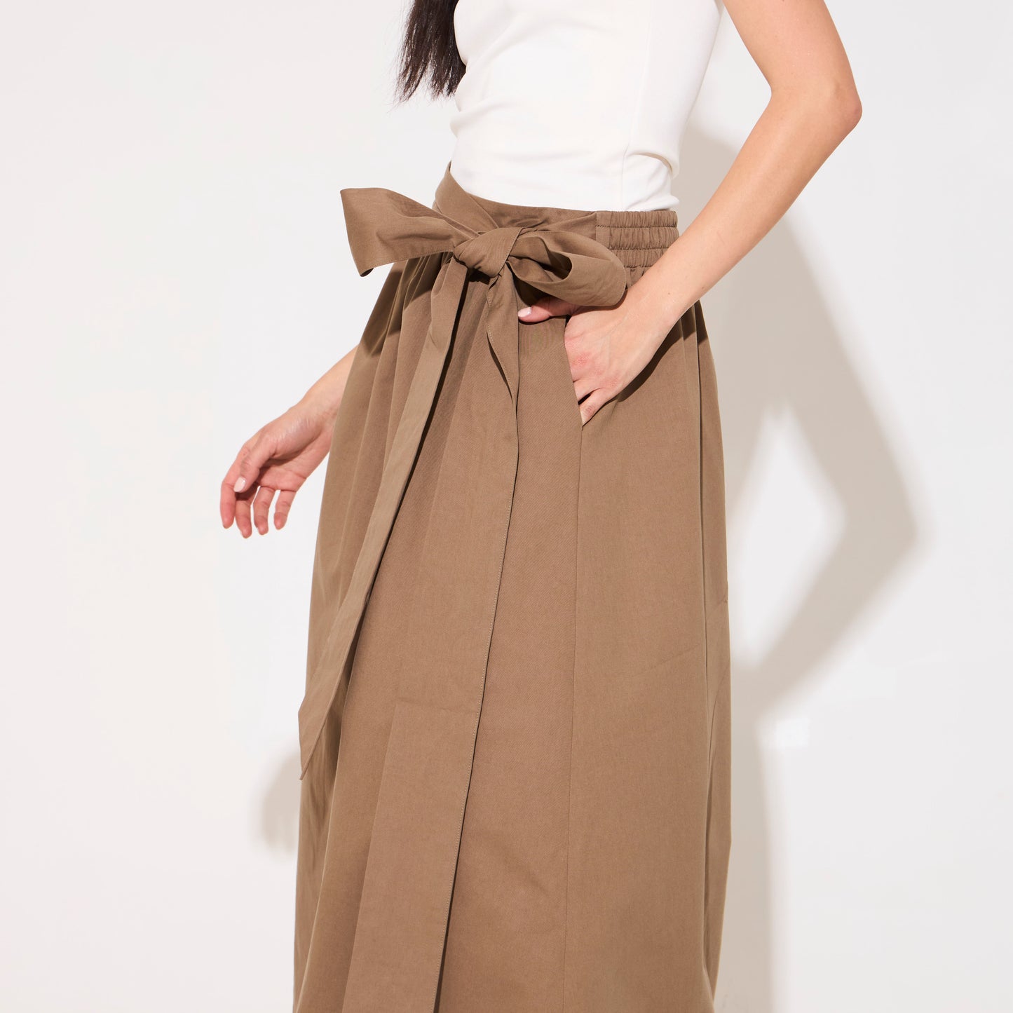 Falda Tremezzo Kaki NERATTA