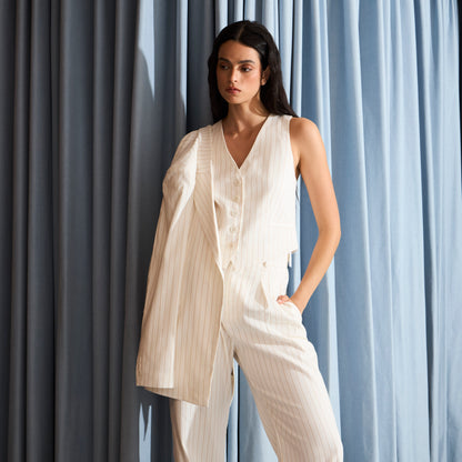 Chaleco Diplomatic Cream Neratta