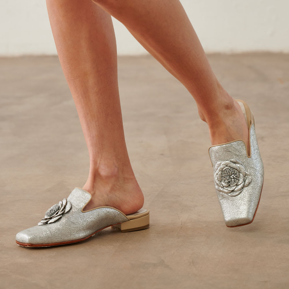 Puntilla ingrid plata/nude