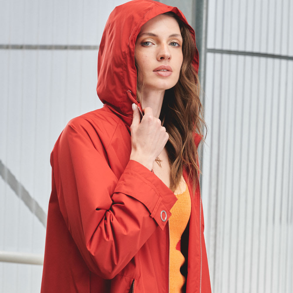 Impermeable Roseway Rojo