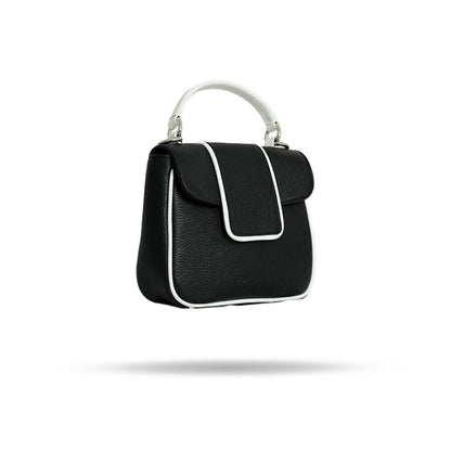 Cartera Lancaster Negro Blanco