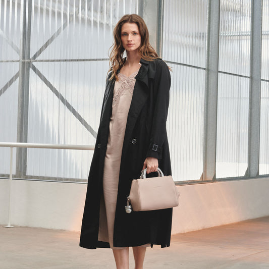 Trench Impermeable Largo Kenly Negro