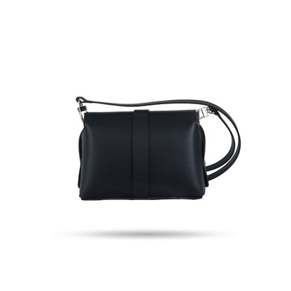 Cartera Bangalore Tiza, Plata y Negro