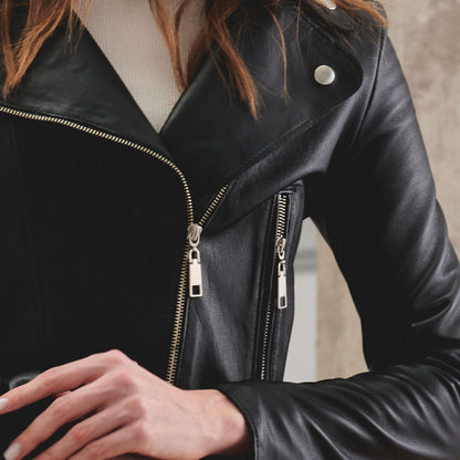 Chaqueta Biker Sharon Negra