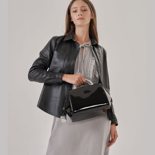 Baul Amsterdam Negro Charol