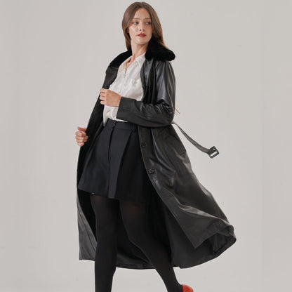 Trench Olympia Negro