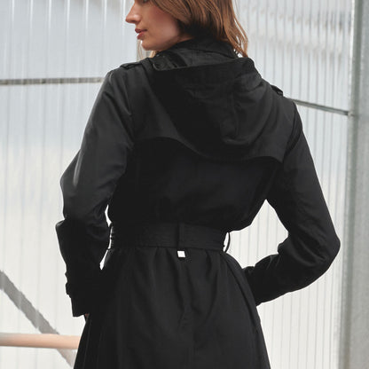 Trench Impermeable Largo Kenly Negro