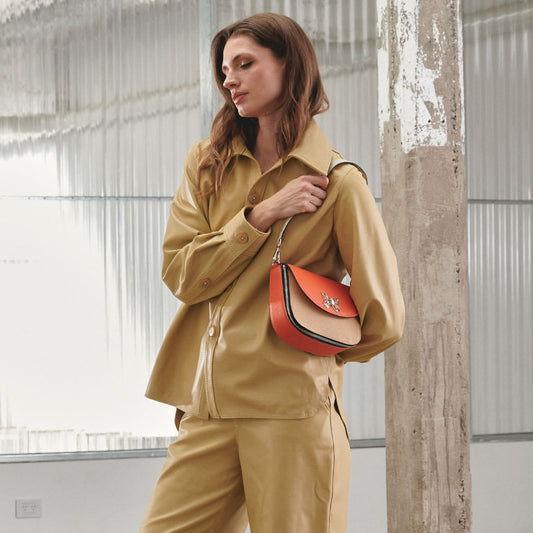 Sobrecamisa Juana Ocre Pastel