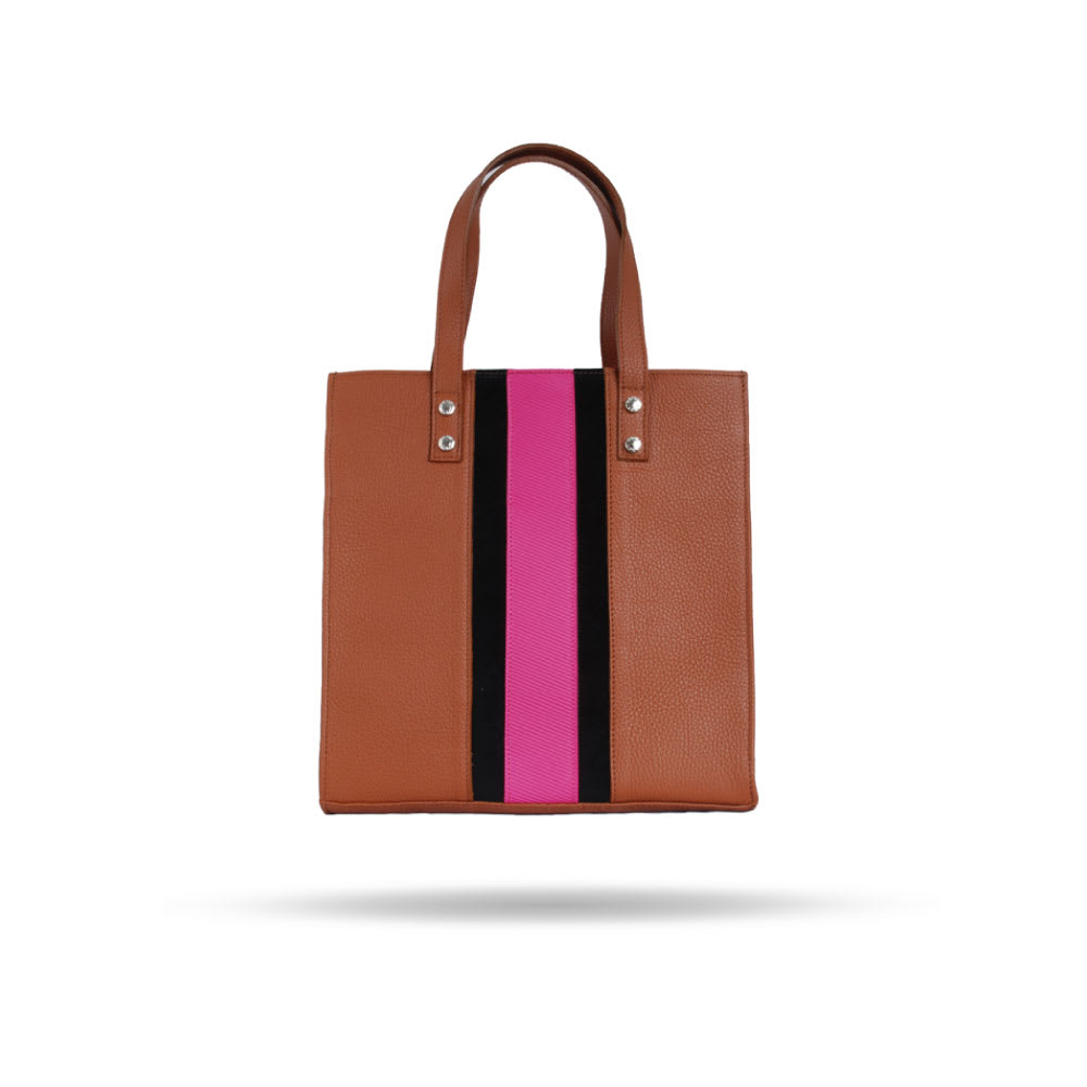 Cartera Nueva Guinea Leño y Fucsia