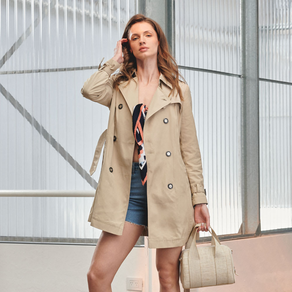 Trench Nini Corto Beige