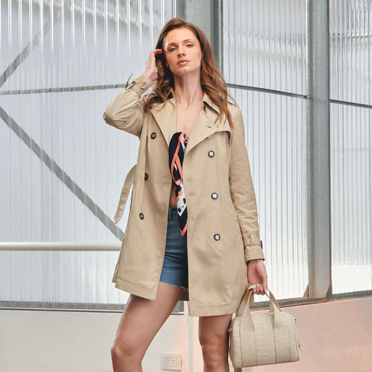 Trench Nini Corto Beige