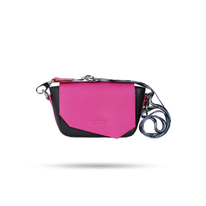 Cartera Bratislava S Negro Fucsia