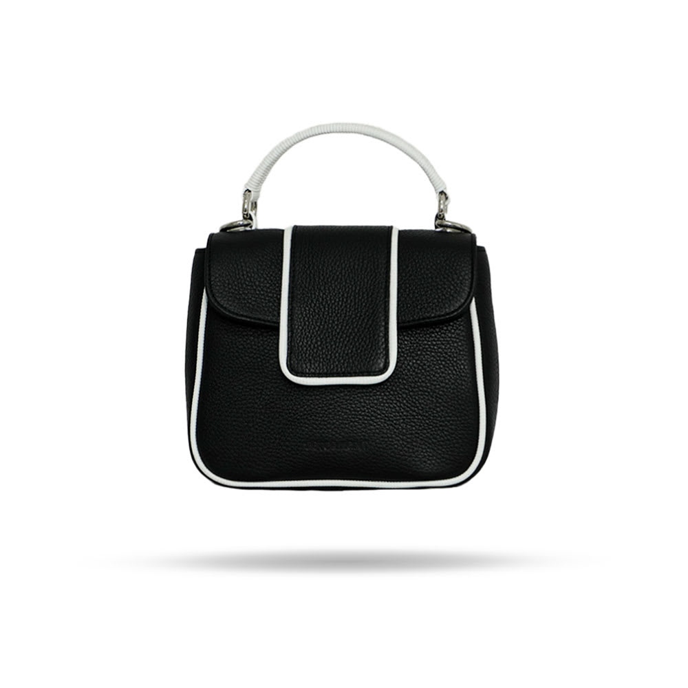 Cartera Lancaster Negro Blanco
