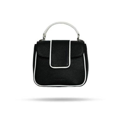 Cartera Lancaster Negro Blanco