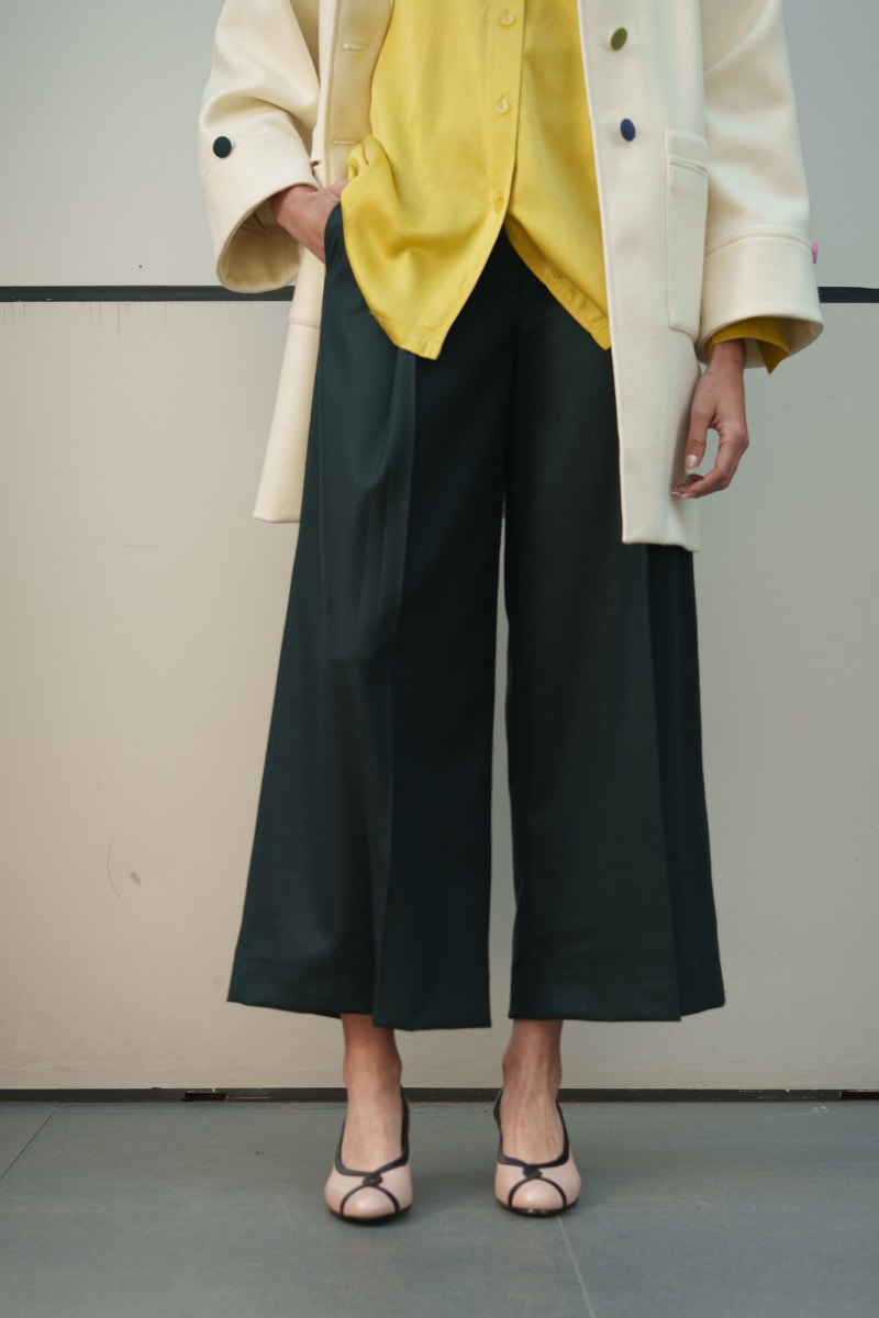 Pantalon Palacete Olivo La Margot