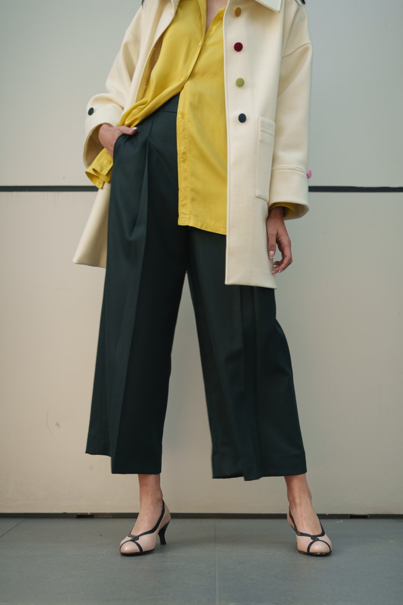 Pantalon Palacete Olivo La Margot