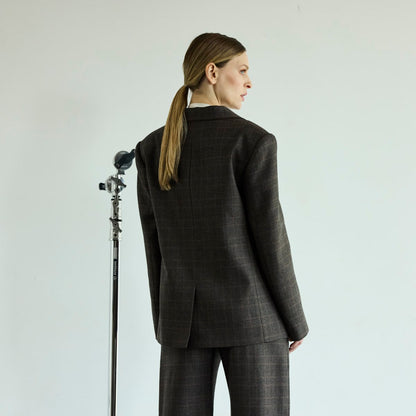 Blazer Saint-Michel Cuadrillé Cinnamon