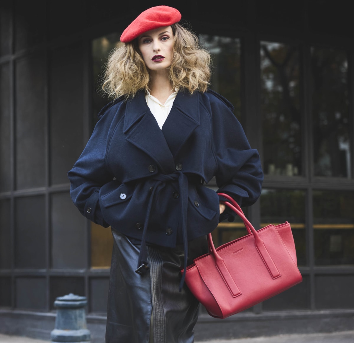 Cartera Roma Rojo