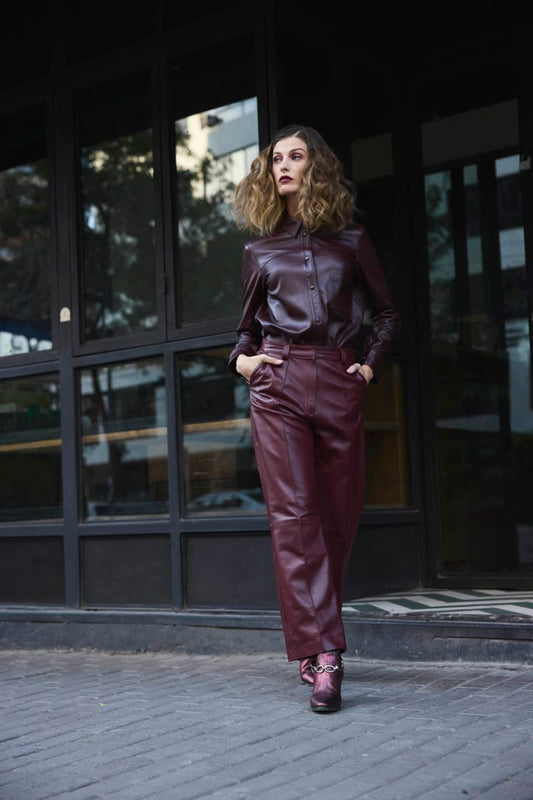 Pantalon Chiara Bordo