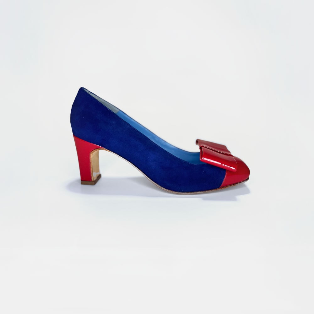 Zapato Nicole Blue Red