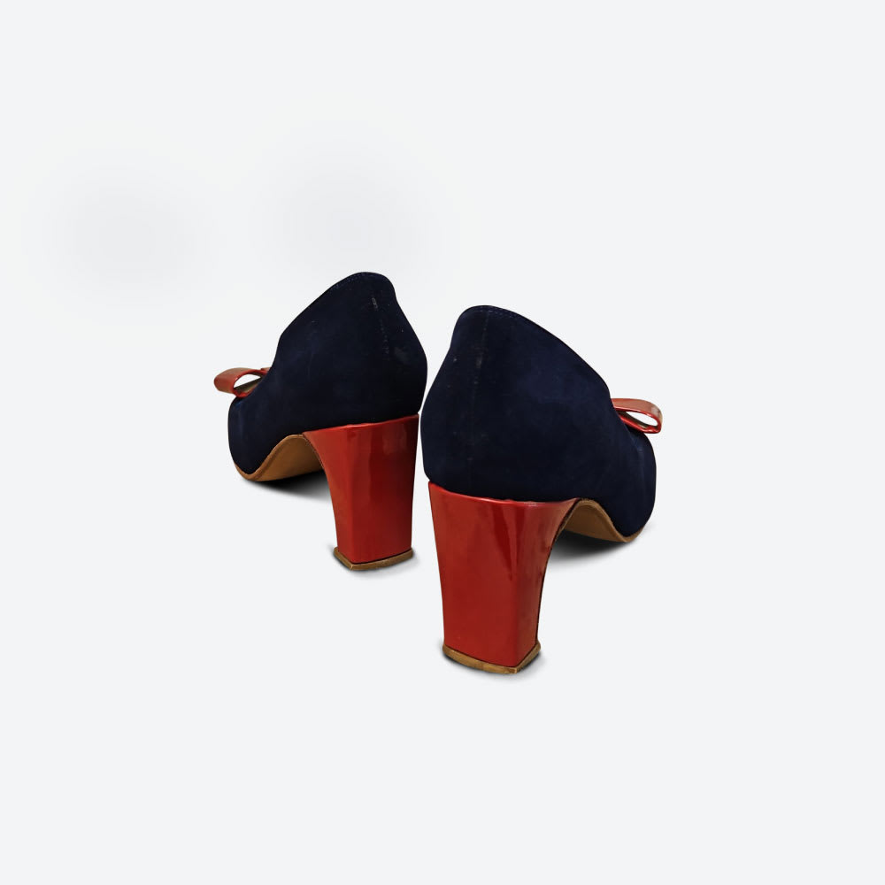 Zapato Nicole Blue Red